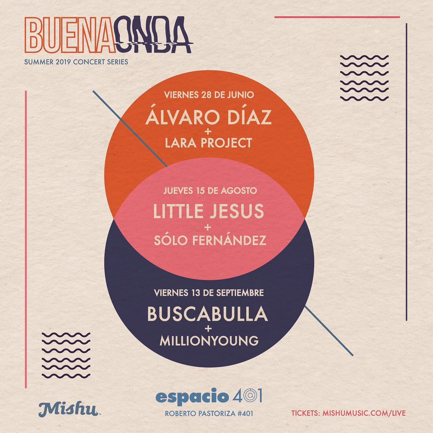 Buena Onda Fest 2019 promotional artwork