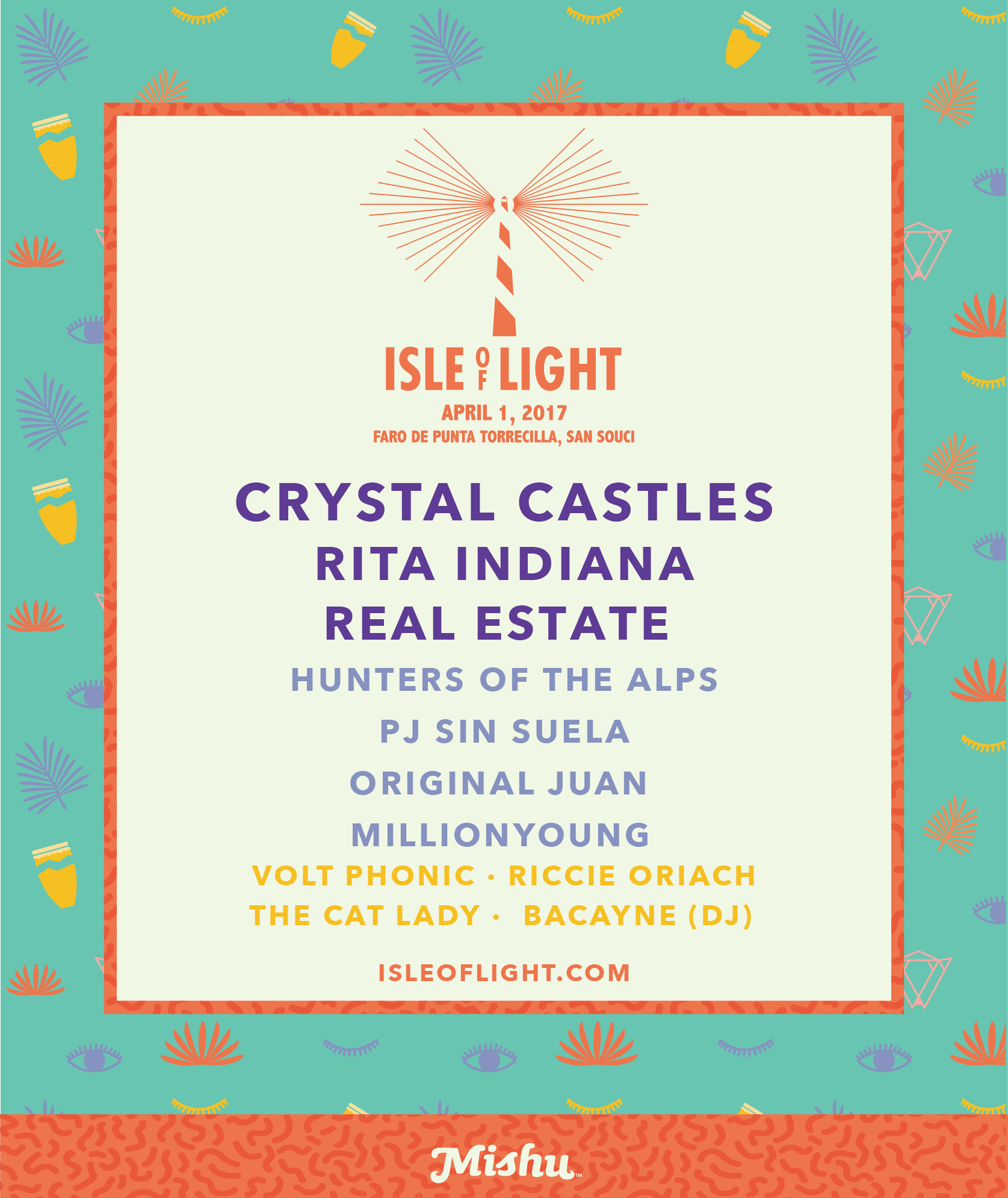 Isle of Light 2017 promotional artwork