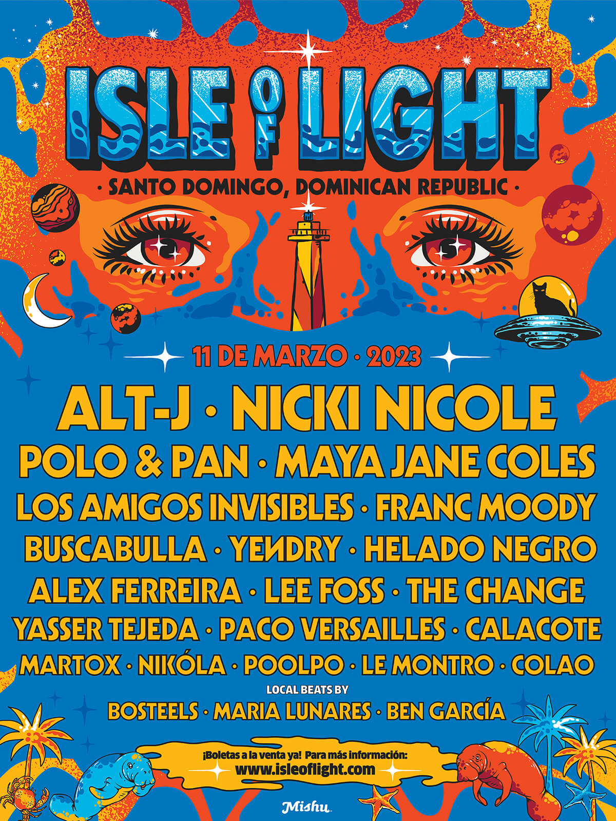 Isle of Light 2023 promotional artwork